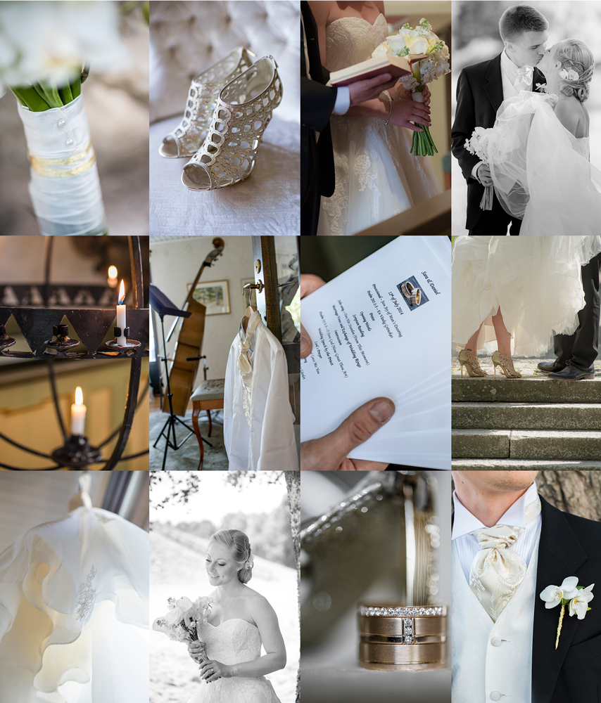 Inspiration collage bröllop