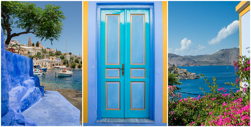 Colorful Symi in Greece